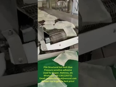 Produits d'hygiène colle structurelle adhésive détachable sensible à la pression pour couches de serviettes,