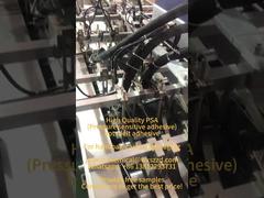 Regarder: Adhésif PSA de boîte de bouteille de surface en plastique pour l'étalage auto-adhésif de papier pour étiquettes