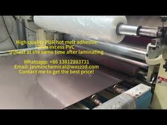 PUR thermofusible de haute qualité coupe l'excès de PVC presque en même temps après le laminage